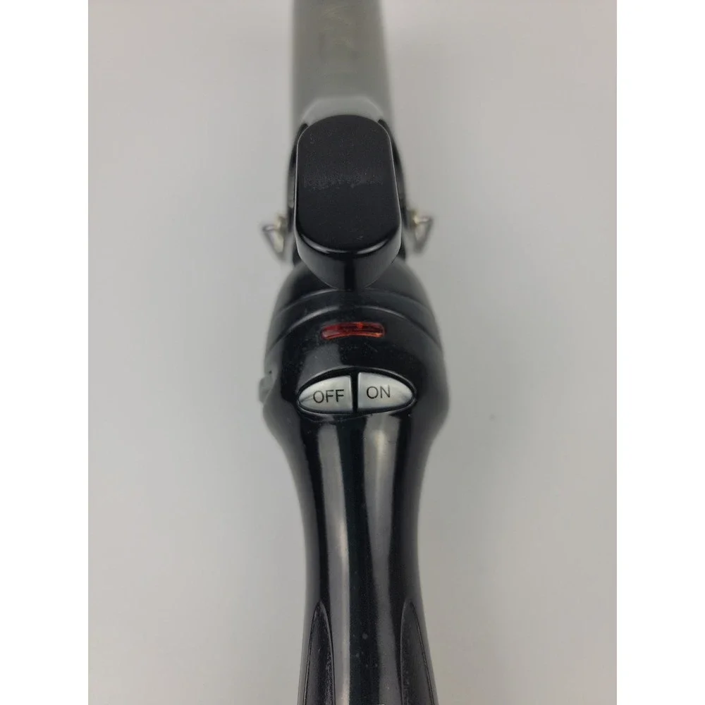 Revlon 1 Inch Curling Iron Silver Black Hair Styling Tool RV052C 45W